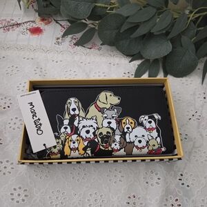 Marc Tetro Black Dog Print Wallet